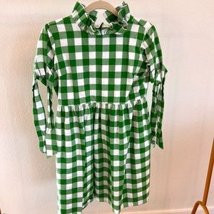 Elizabeth Wilson Designs Green Gingham Dress